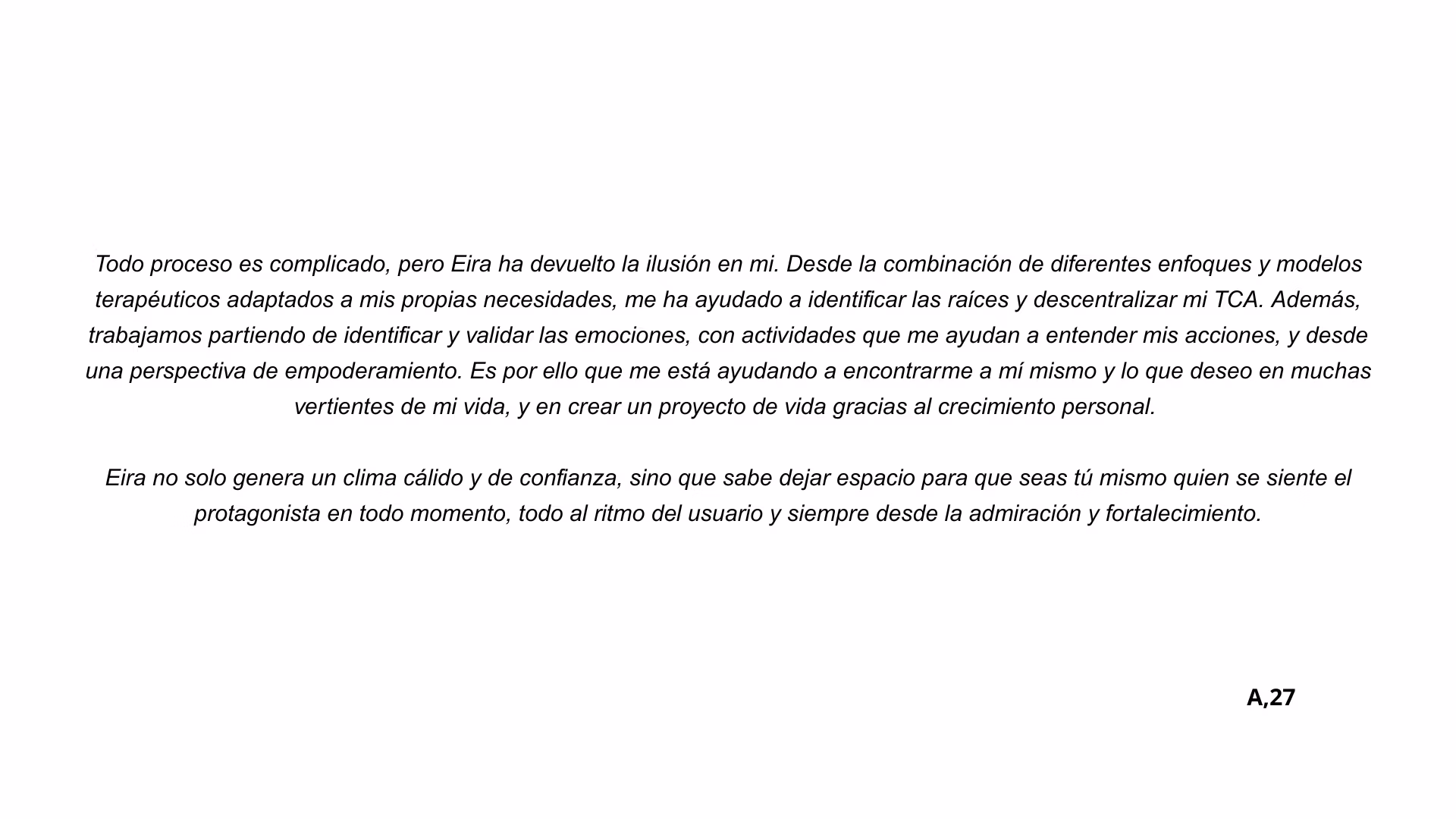 psicologa experta tca trauma